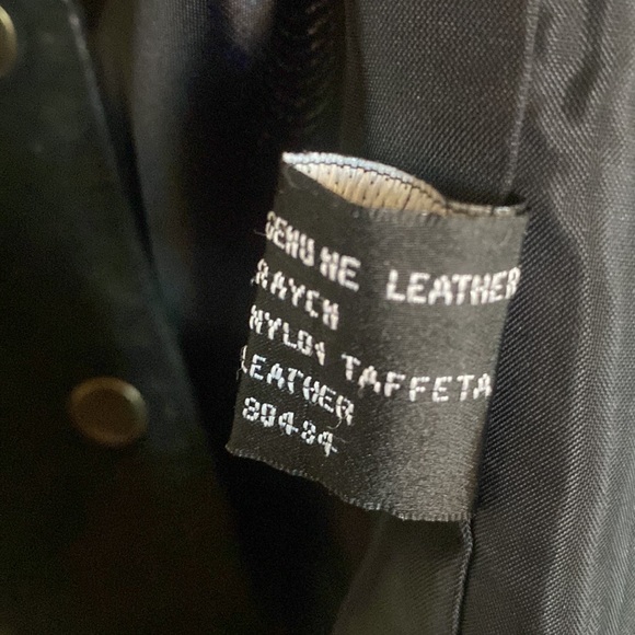 Genuine Leather Snap Front Braided Strap Detailed Vest with adjustable tie back - Picture 12 of 12